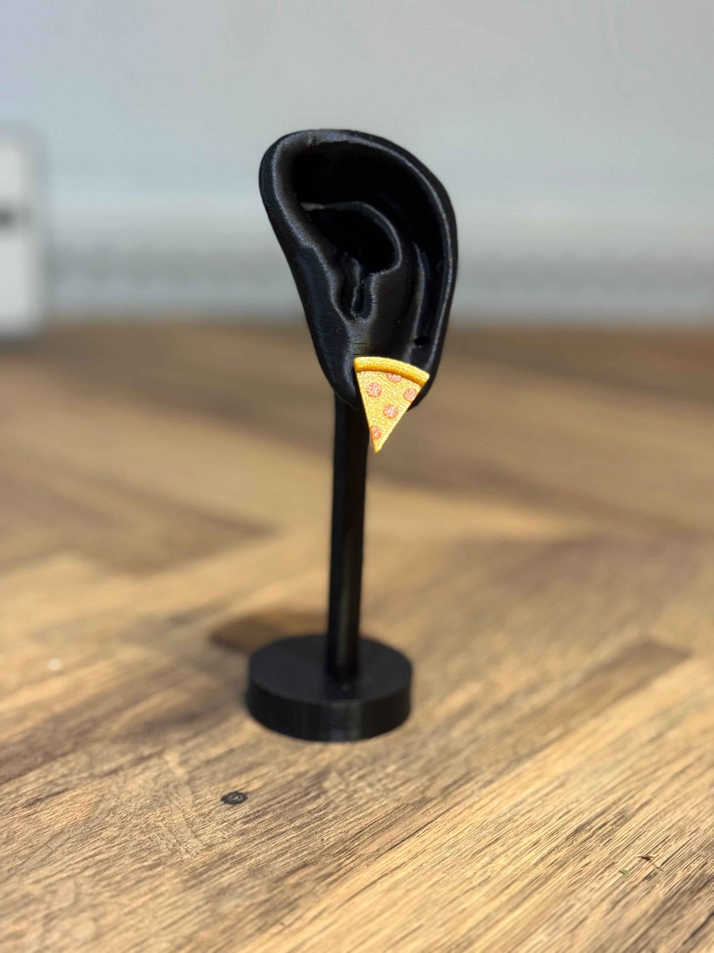 Sparkle Pizza Stud Earring