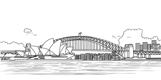 Sydney Colouring Book (A4)