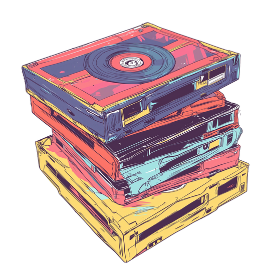 Tape Stack (Heavy Faded Tee)