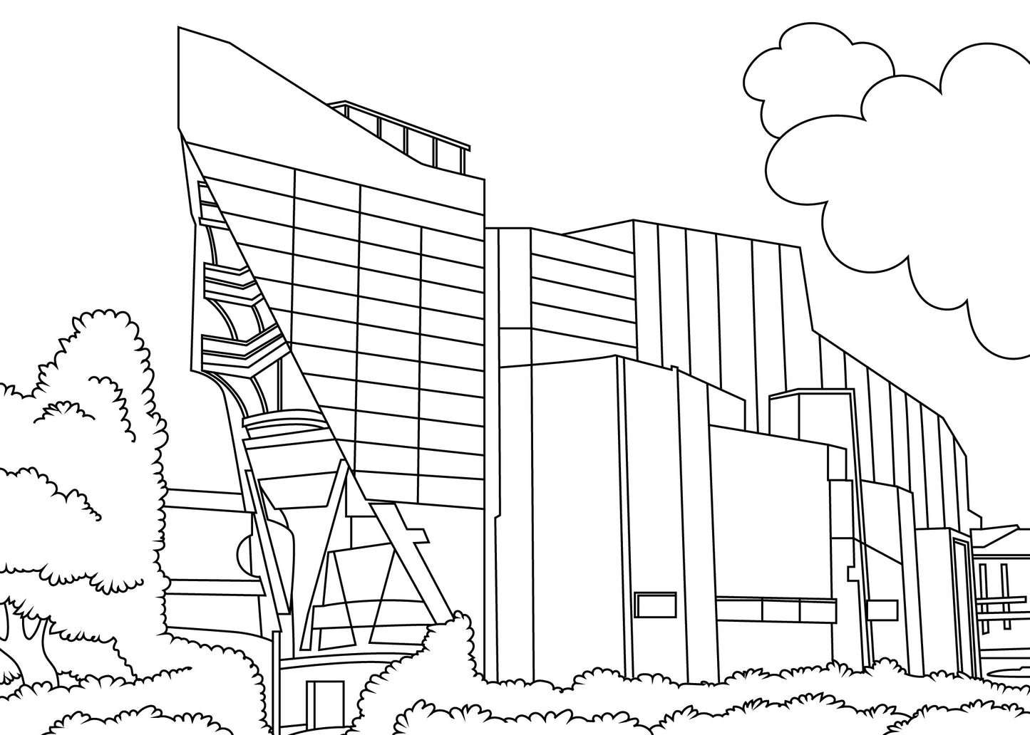 Basingstoke Colouring Book (A4)