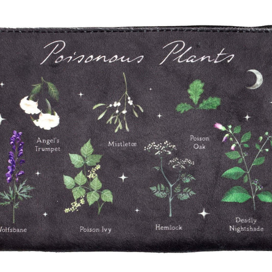 Gothic Gifts Poisonous Plants Makeup Bag