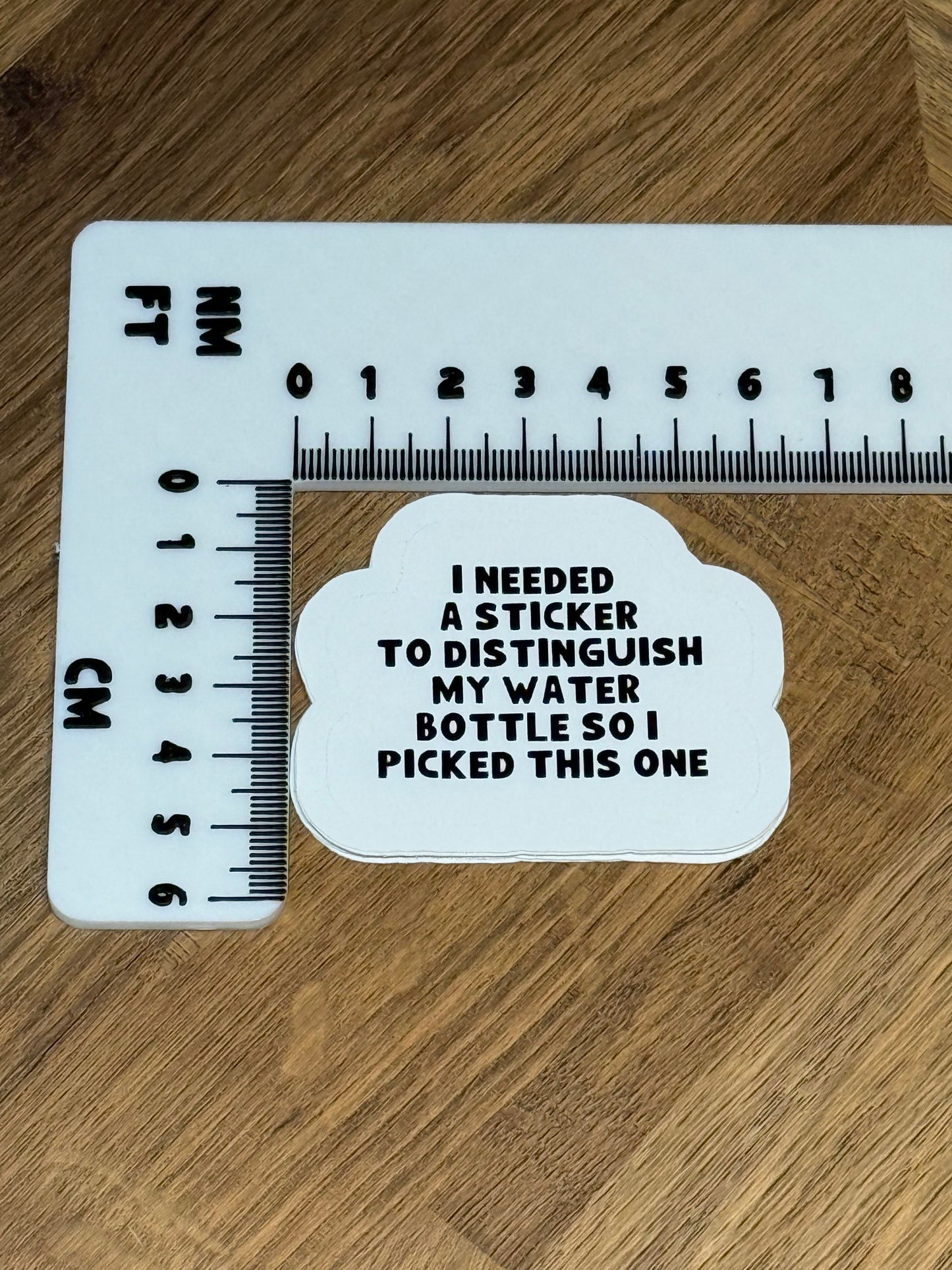 Water Bottle Sticker | Not Made For This