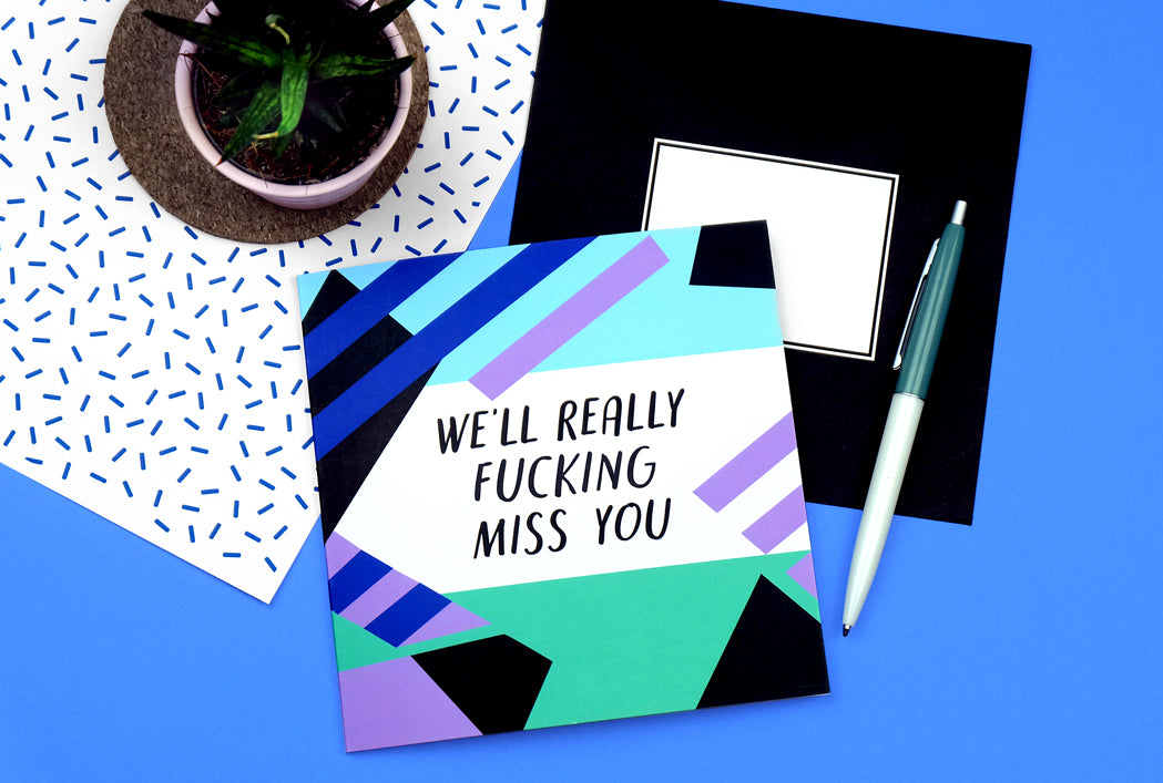 We'll Really Miss You Leaving Card