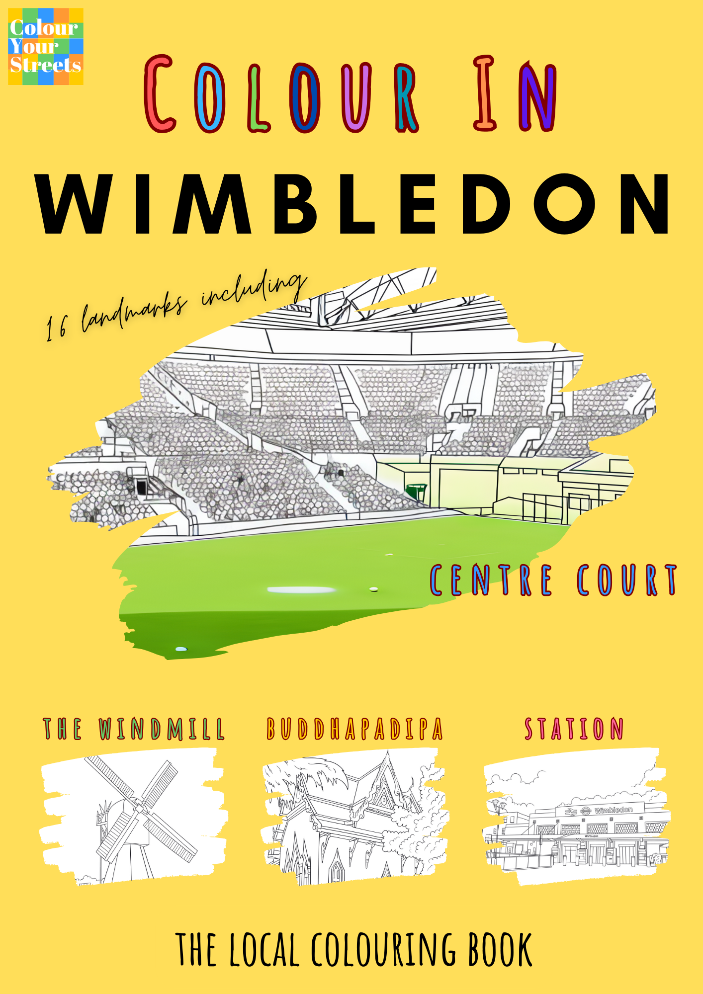 Wimbledon Colouring Book (A4)