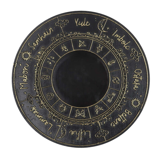 Gothic Gifts Wheel of the Year Tealight Candle Holder