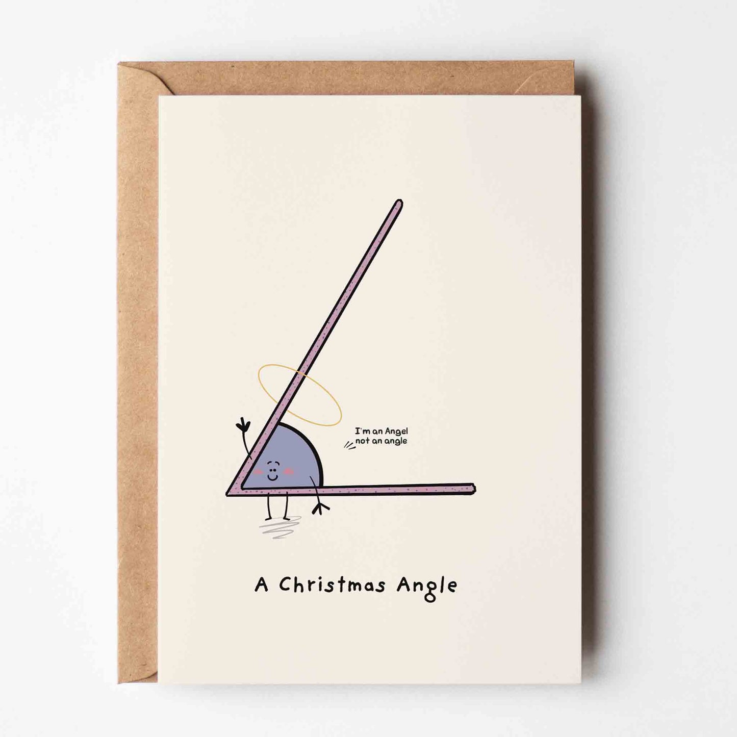 A Christmas Angle – Funny Greeting Card
