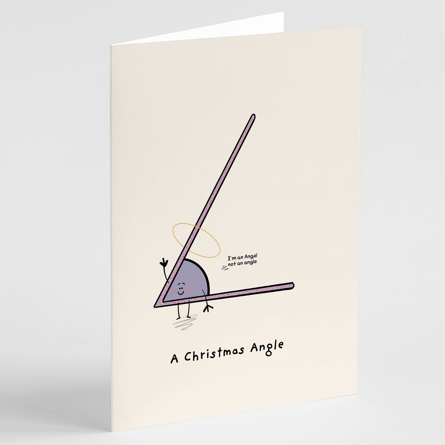 A Christmas Angle – Funny Greeting Card