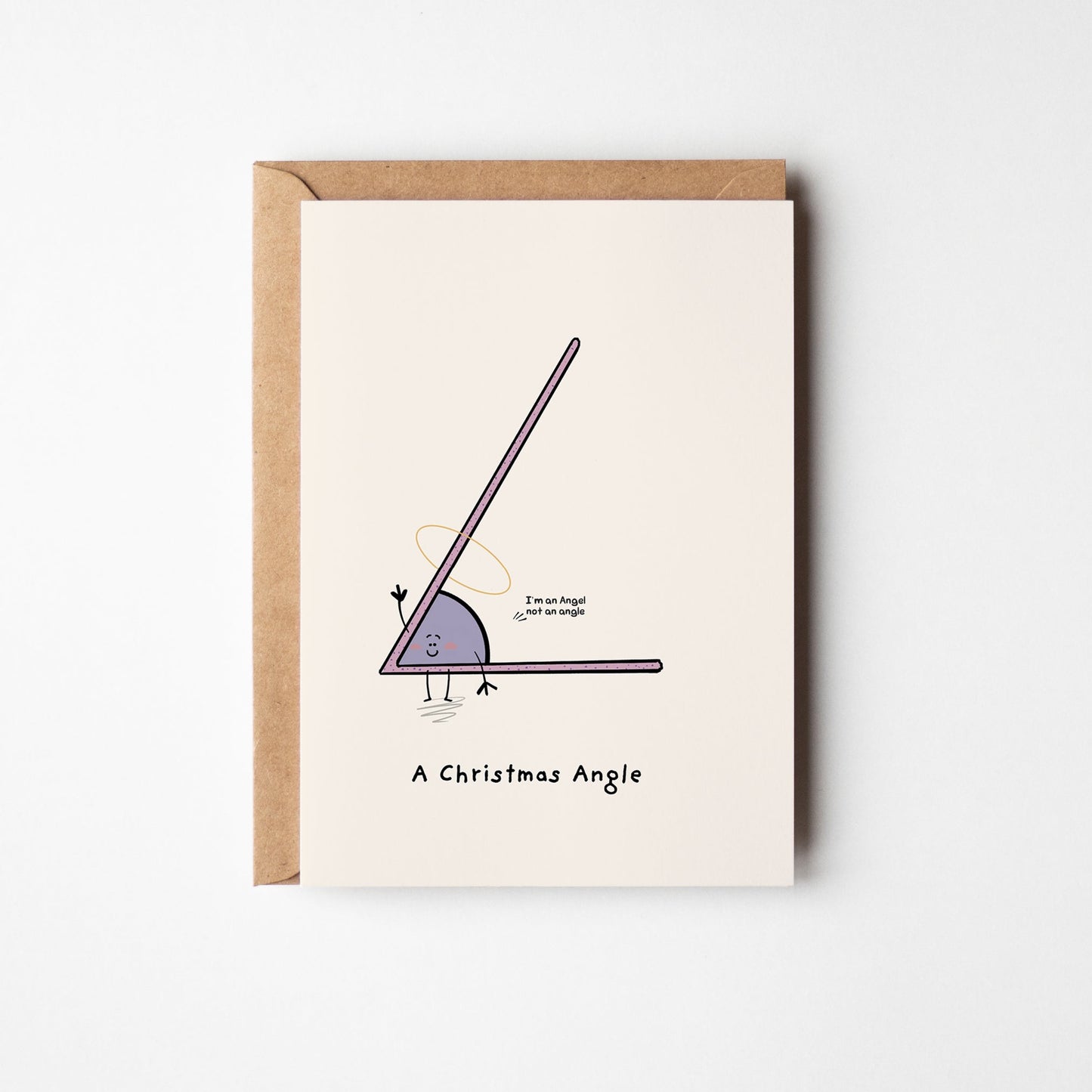 A Christmas Angle – Funny Greeting Card