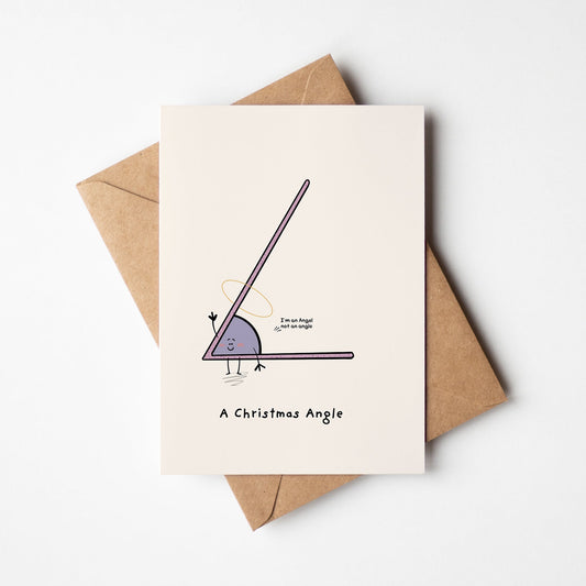 A Christmas Angle – Funny Greeting Card