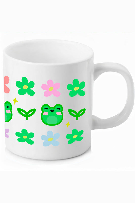 Albert and Flowers Adorable Mug