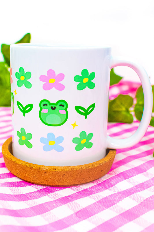 Albert and Flowers Adorable Mug