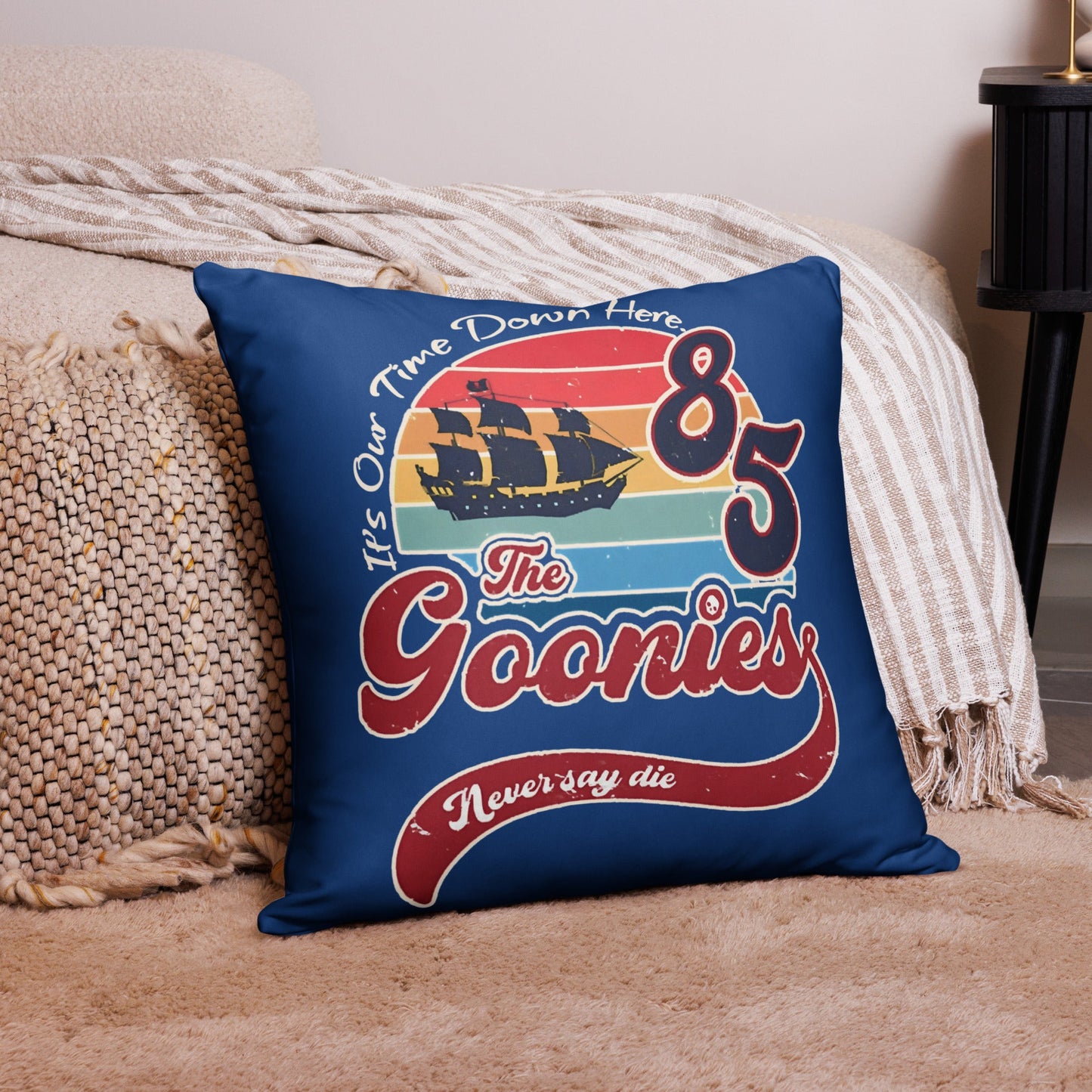 The Goonies 85 Throw Pillow