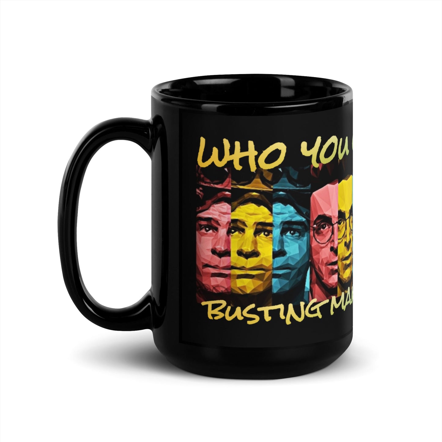 Ghostbusters Black Coffee Mug