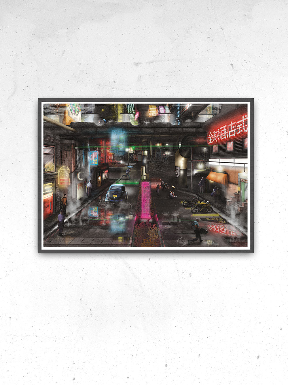 Dystopia Cyberpunk Wall Art