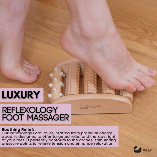 Eco Bath London Reflexology Foot Roller | Best to Use Under Work/Study Table