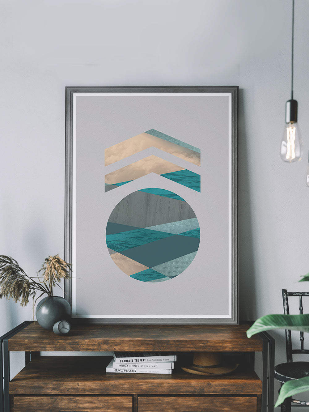 Medal Stylish Geometric Art Print