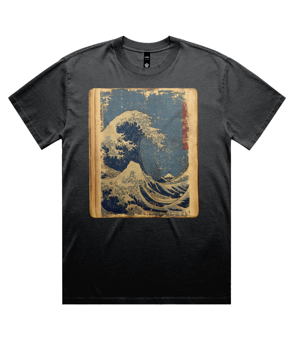 Hokusai Wave (Heavy Faded Tee)