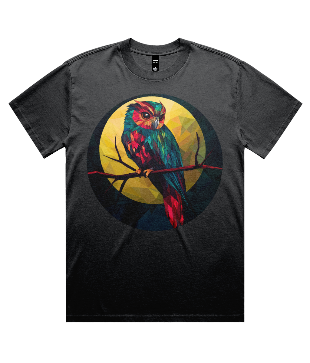 Geo Owl (Heavy Faded Tee)