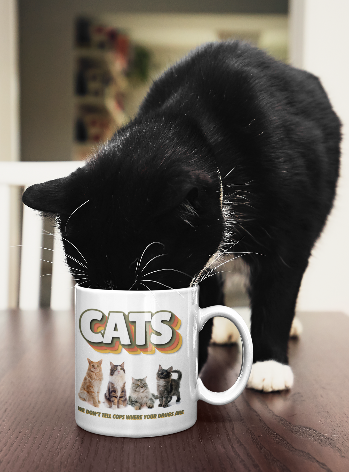 Cats Don't Snitch Mug