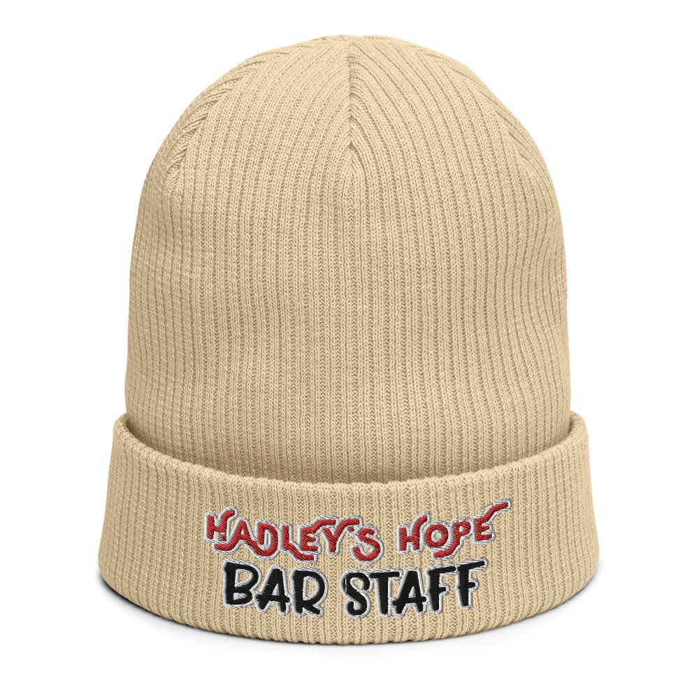 Organic Bar Staff Beanie,Hat, Headgear, wooly hat, Aliens Beanie, Beanie Aliens,