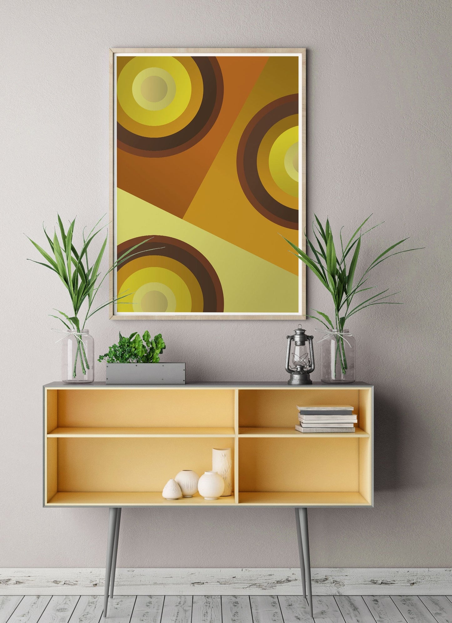 Party Time Mid Century Style Print