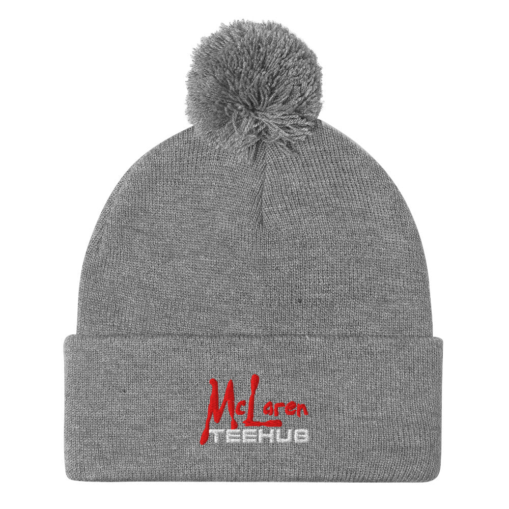 McLarenTeeHub Pom-Pom Beanie