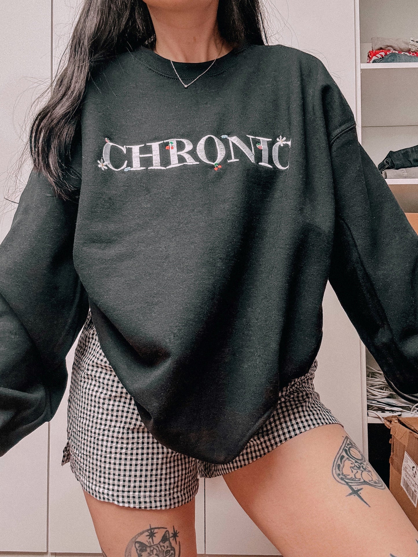 Chronic embroidered sweatshirt
