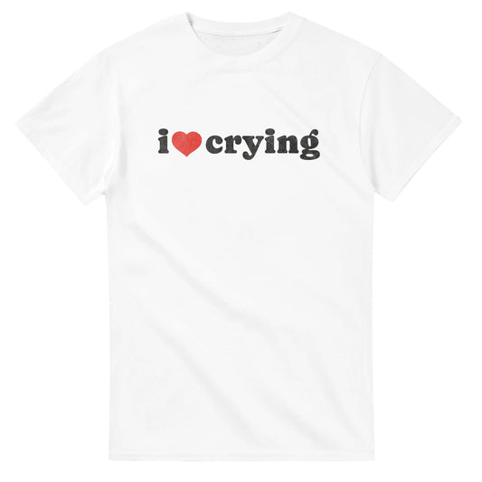 I ❤️ Crying printed tee