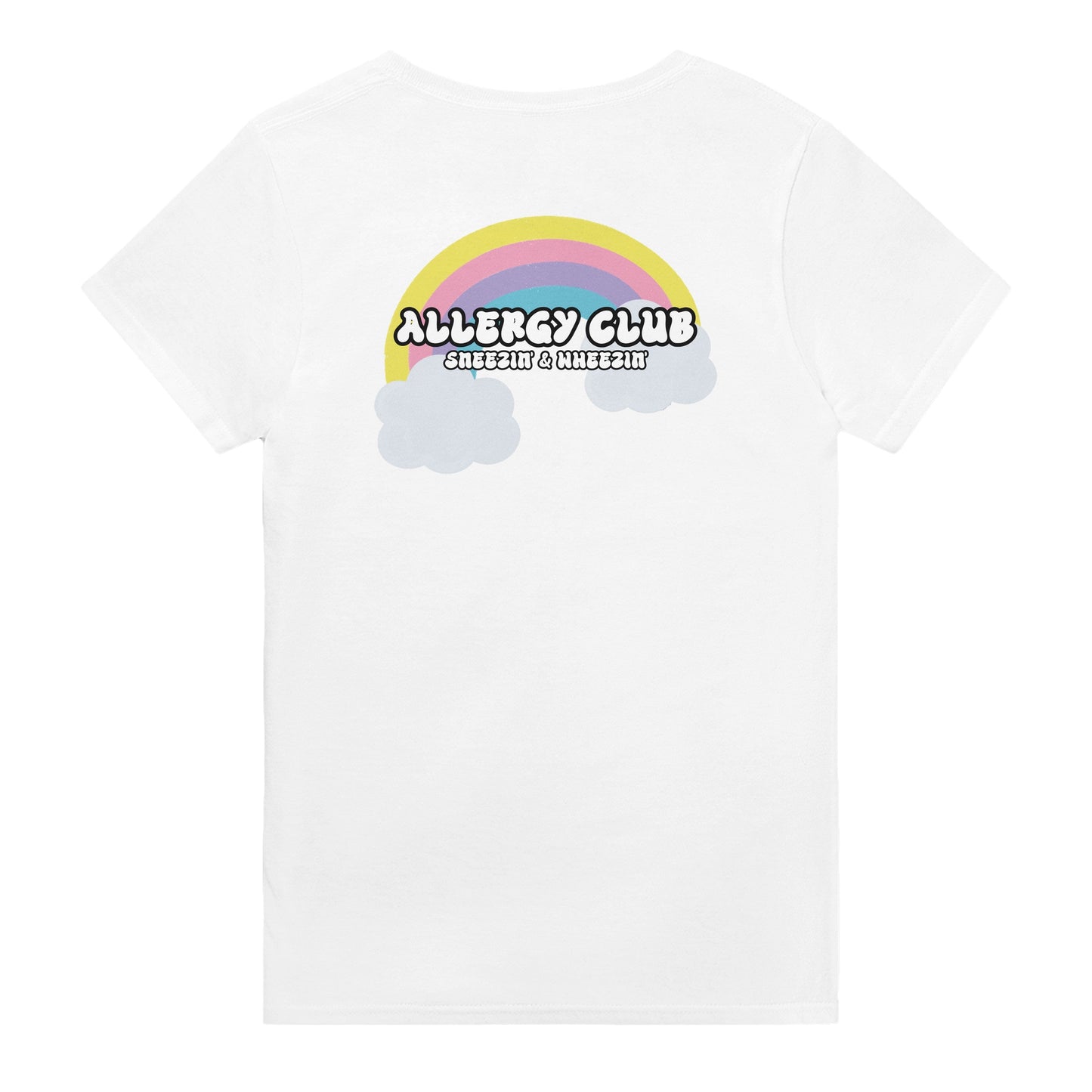 Allergy Club - Sneezin' n Wheezin' printed tee