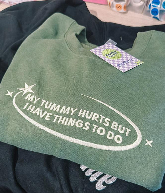 Things To Do embroidered sweatshirt