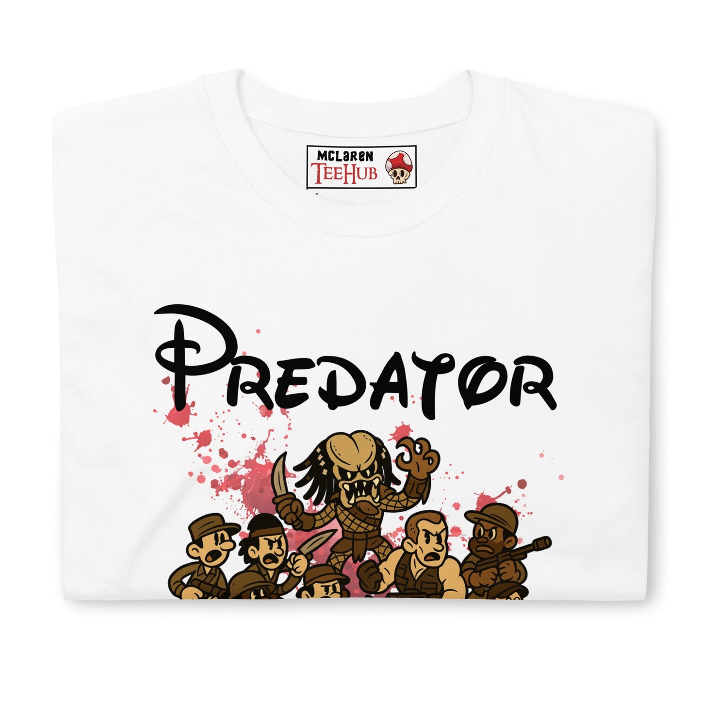 Predator Retro Cartoon T-Shirt – 80s Action Movie Tee
