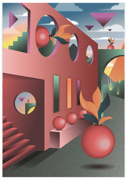 Lost in Transit Abstract Art Print
