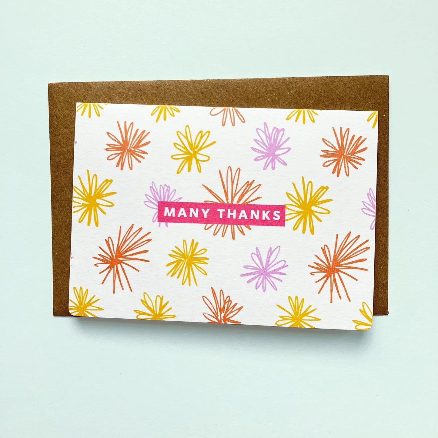 Thank You Cards Bundle of 5 - Pastel Many Thanks