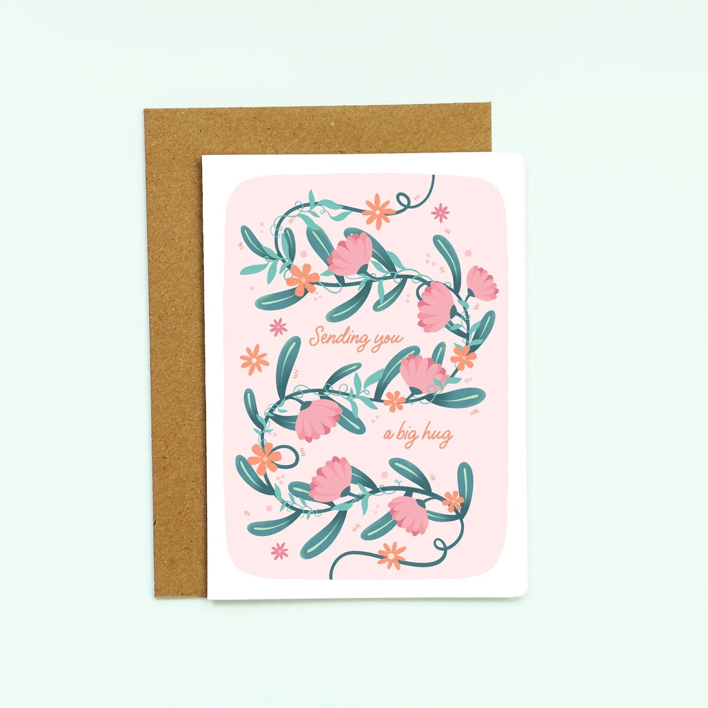 Sending You a Big Hug - Support Card for Friends and Family