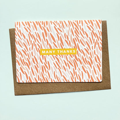 Thank You Cards Bundle of 5 - Pastel Many Thanks