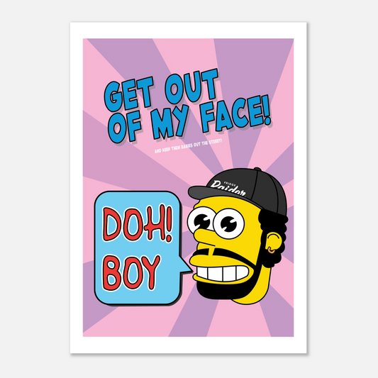 Doh! Boy x Mr Sparkle Print