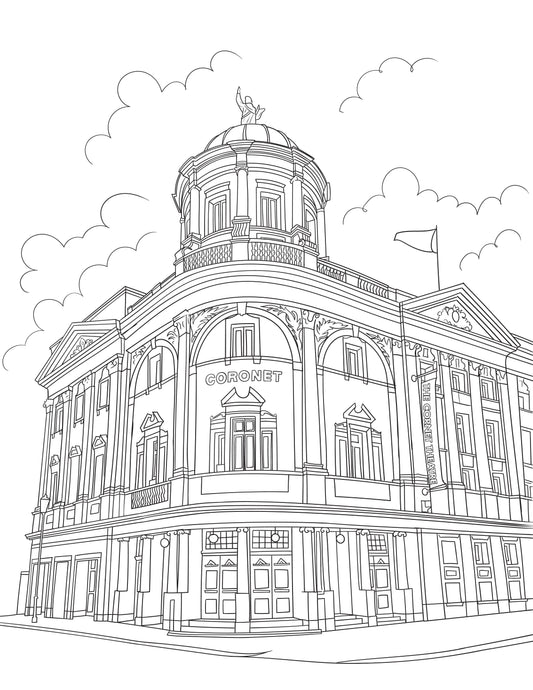 Notting Hill Colouring Book (A4)