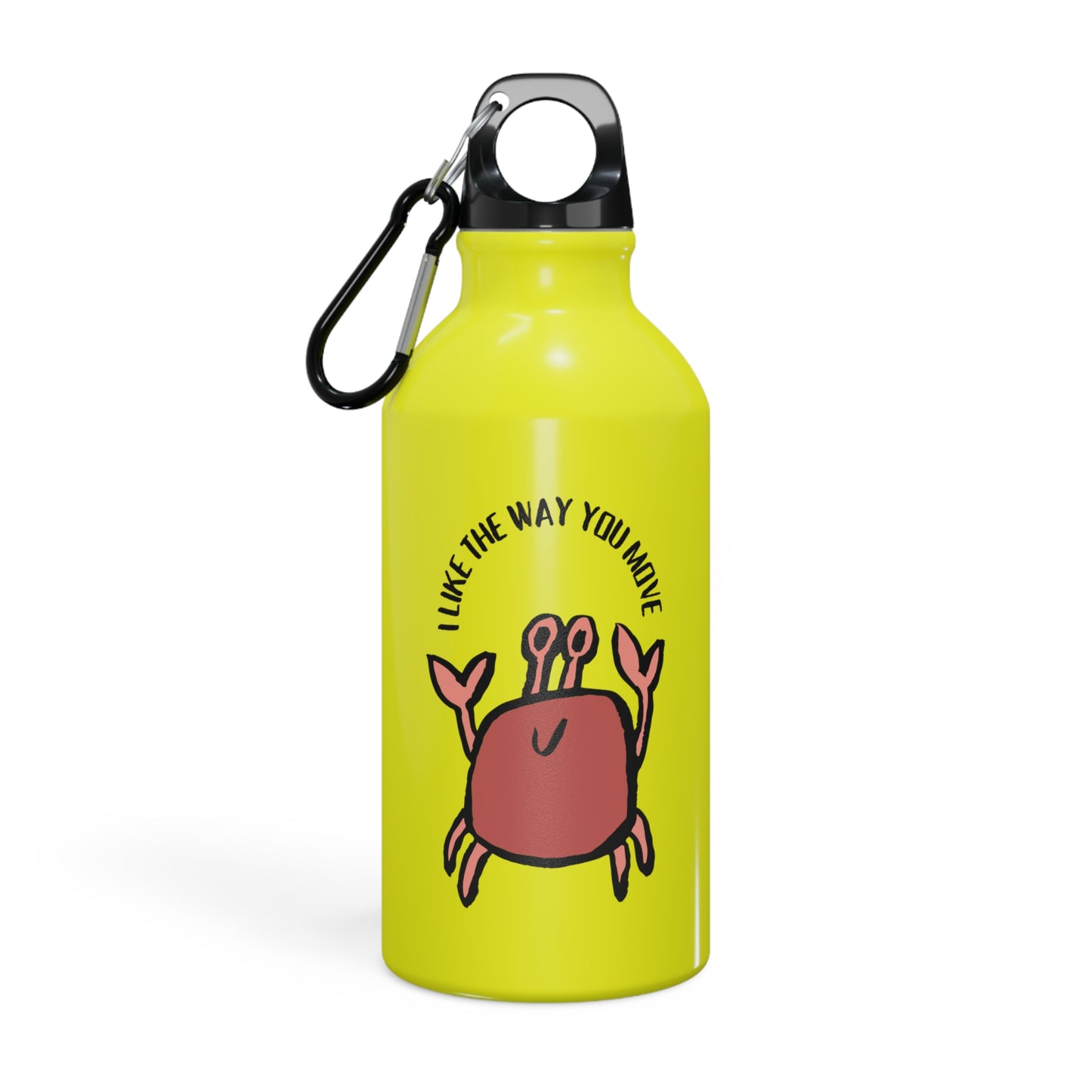 Crab Water Bottle: I  Like The Way You Move