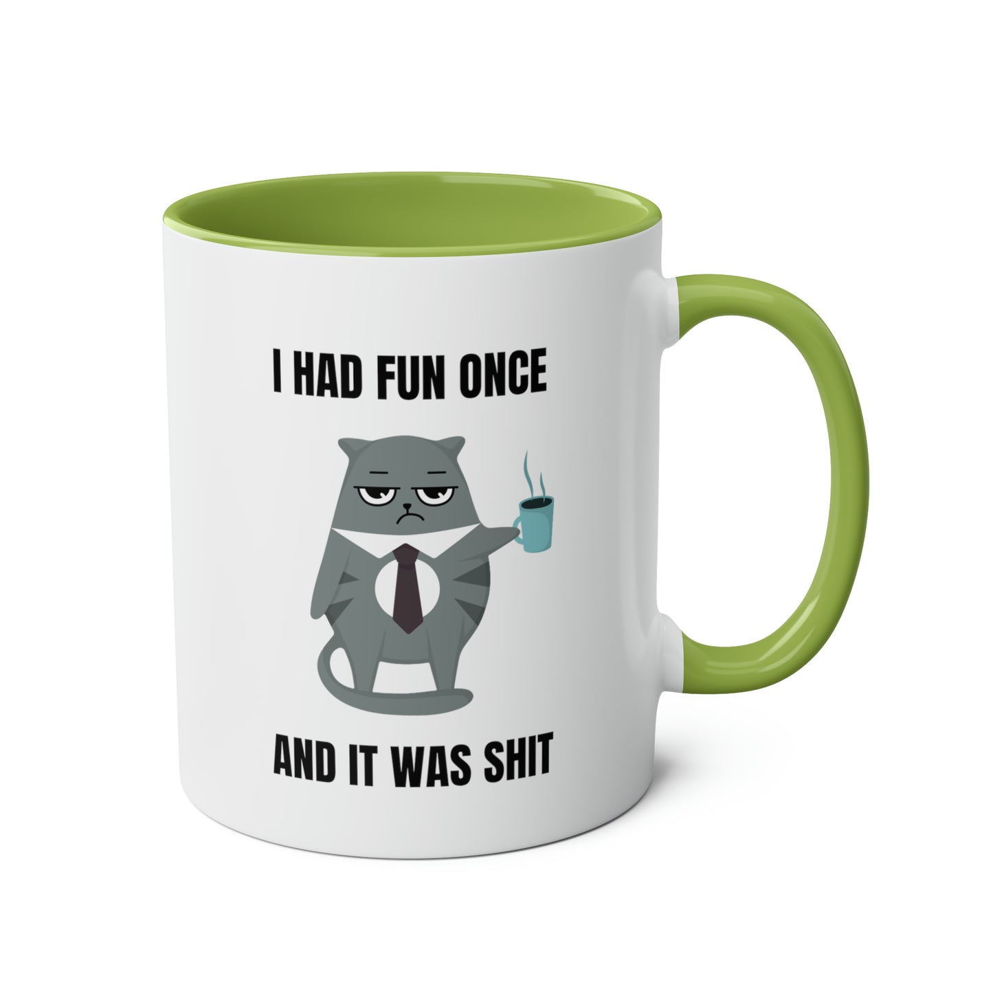 Grumpy Cat Mug: I Had Fun Once