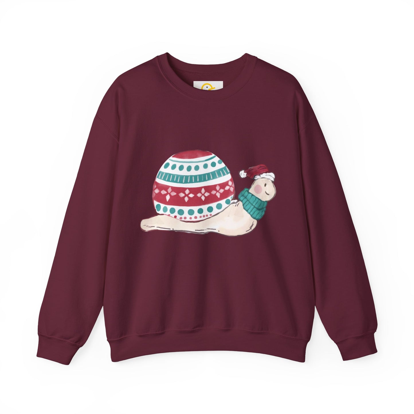 Christmas Critters Sweatshirt: Snail