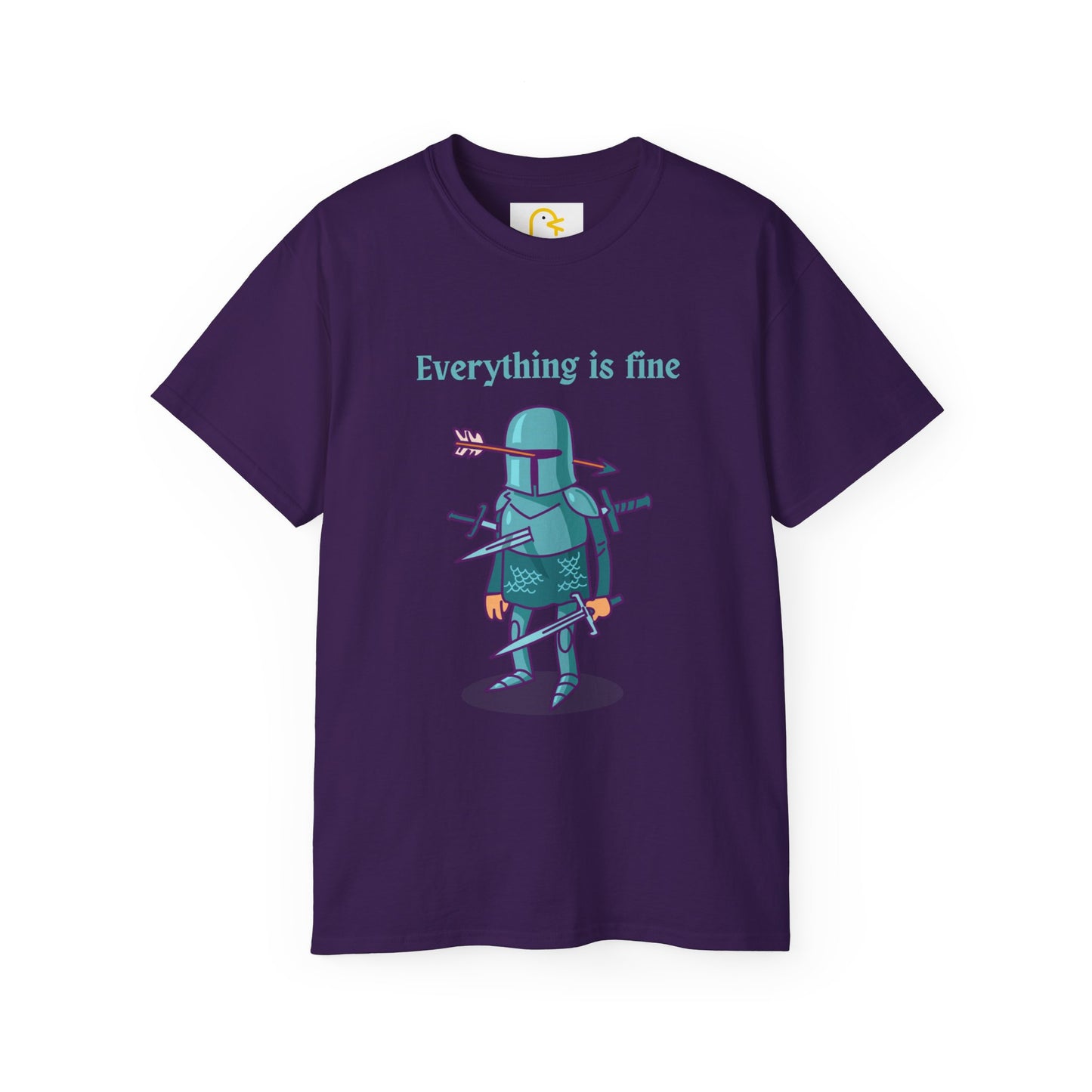 Knight T-shirt: Everything is fine