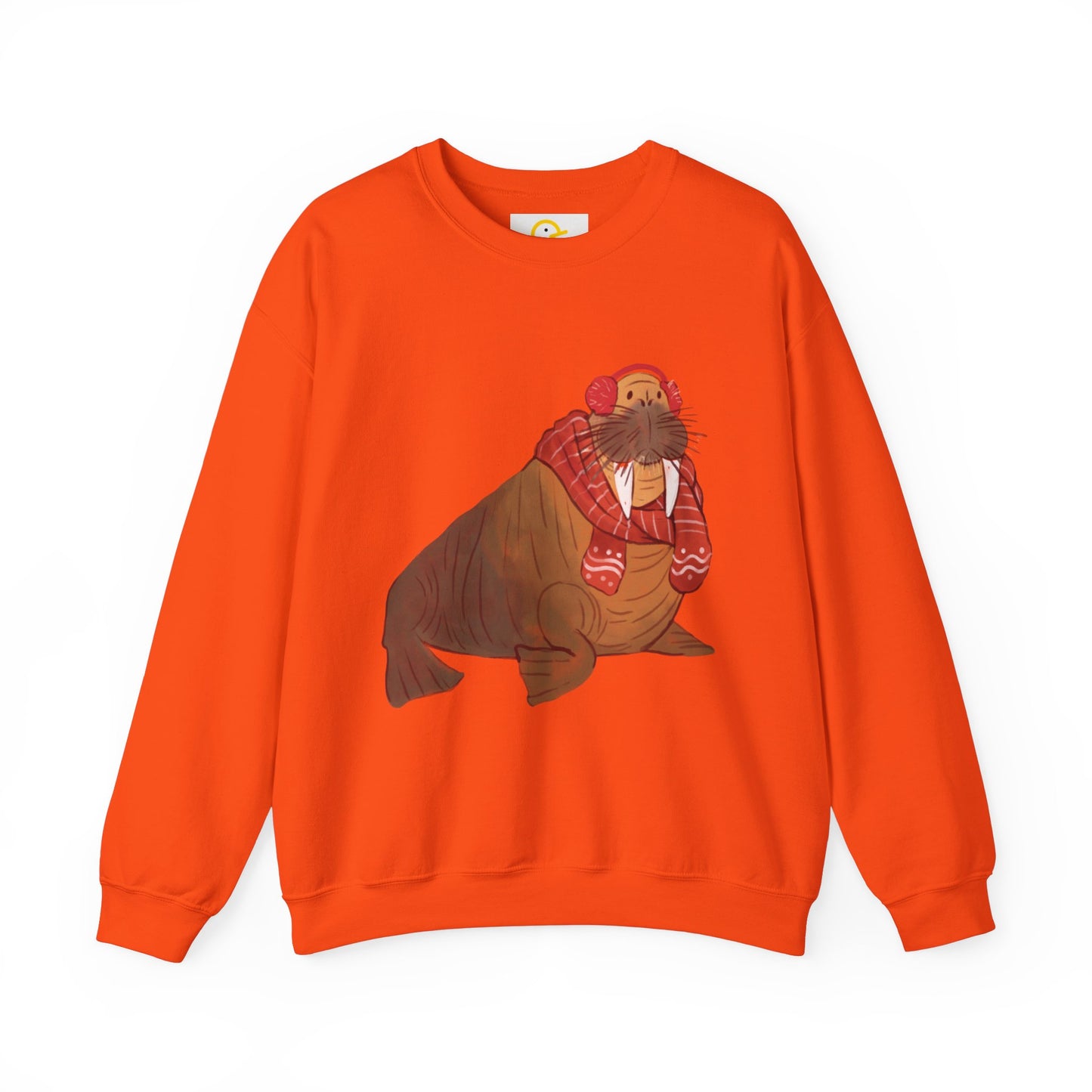 Christmas Critters Sweatshirt: Walrus