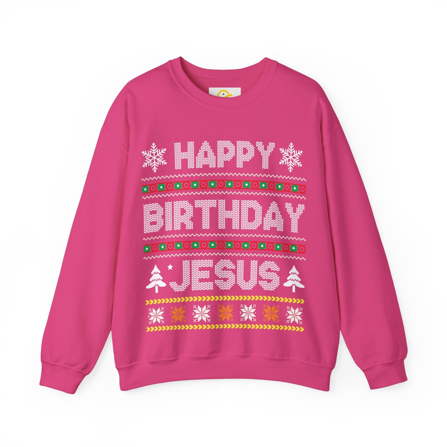 Christmas Sweatshirt: Happy Birthday Jesus