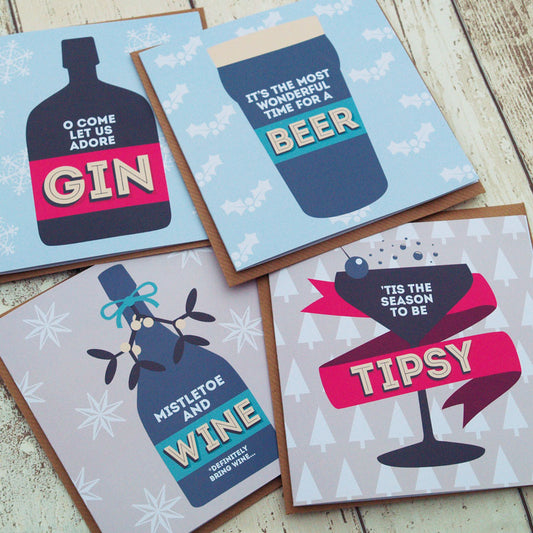 The Most Wonderful Time For A Beer Christmas Card