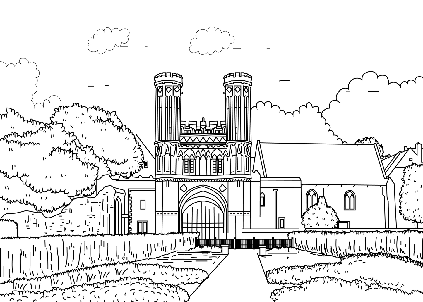 Canterbury Colouring Book (A4)