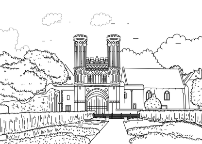 Canterbury Colouring Book (A4)