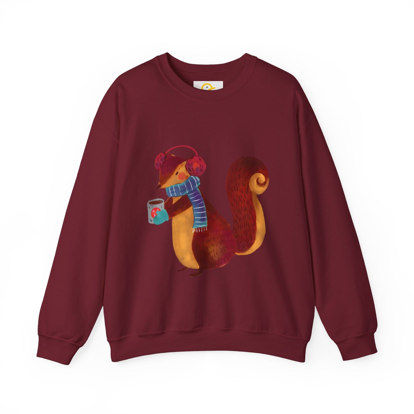 Christmas Critters Sweatshirt: Squirrel