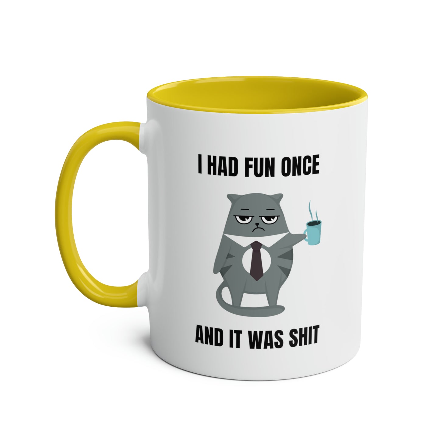 Grumpy Cat Mug: I Had Fun Once