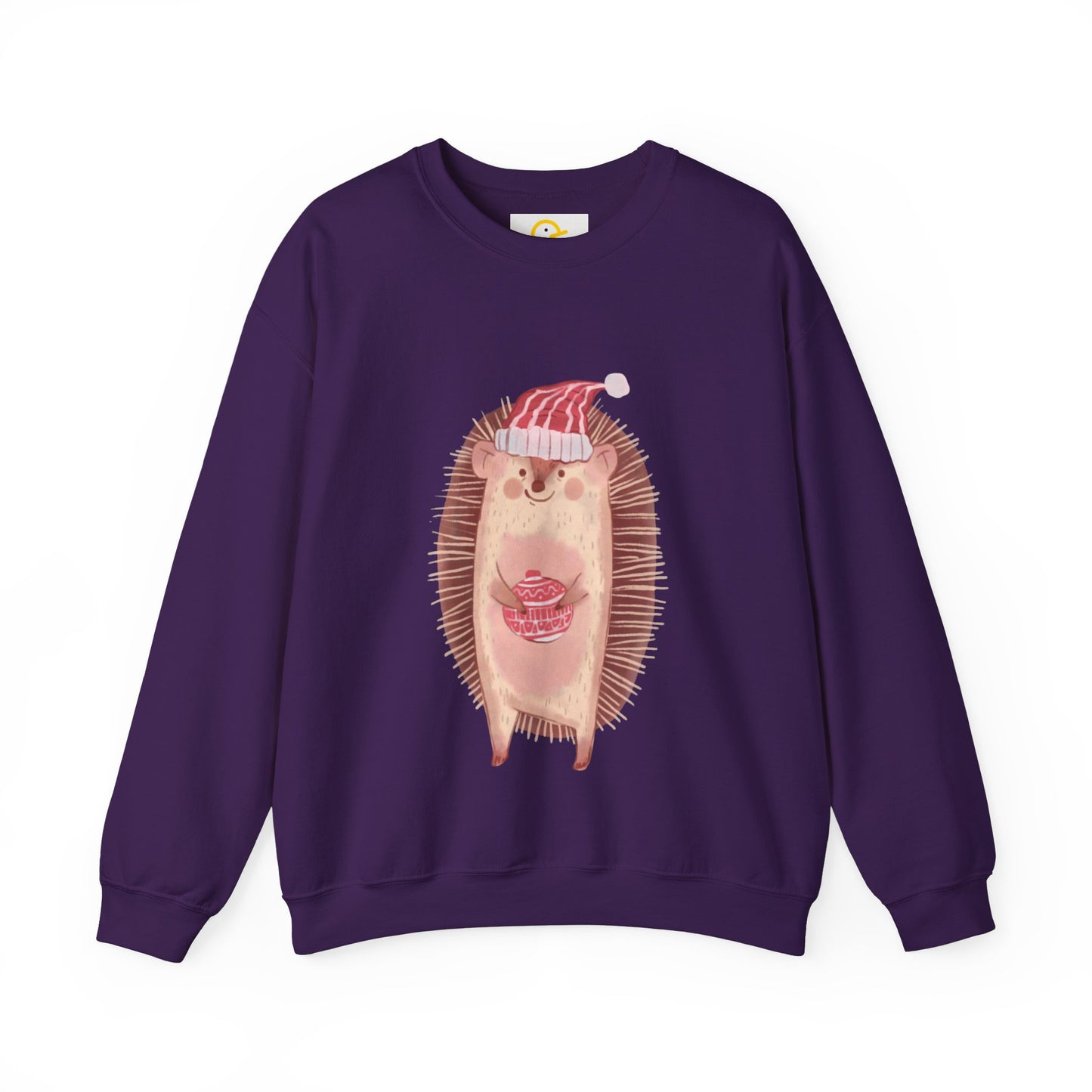 Christmas Critters Sweatshirt: Hedgehog