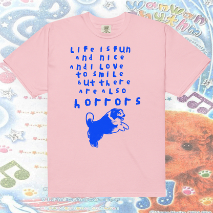 life is fun and nice and i love to smile - t-shirt